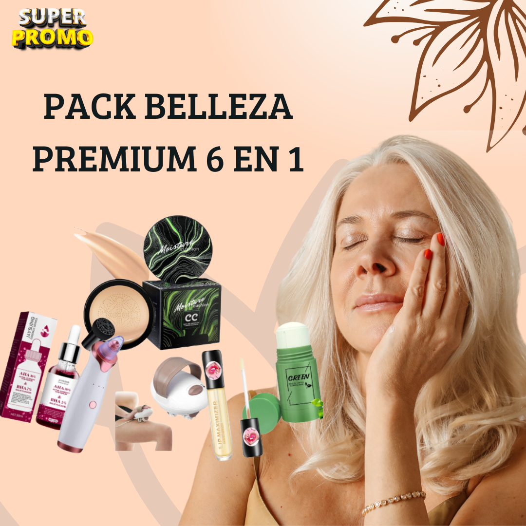 Pack Belleza Premium  6 en 1 (Tratamiento Definitivo)